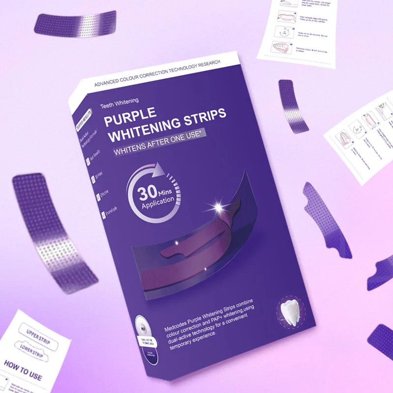 28 Purple whitening Stips