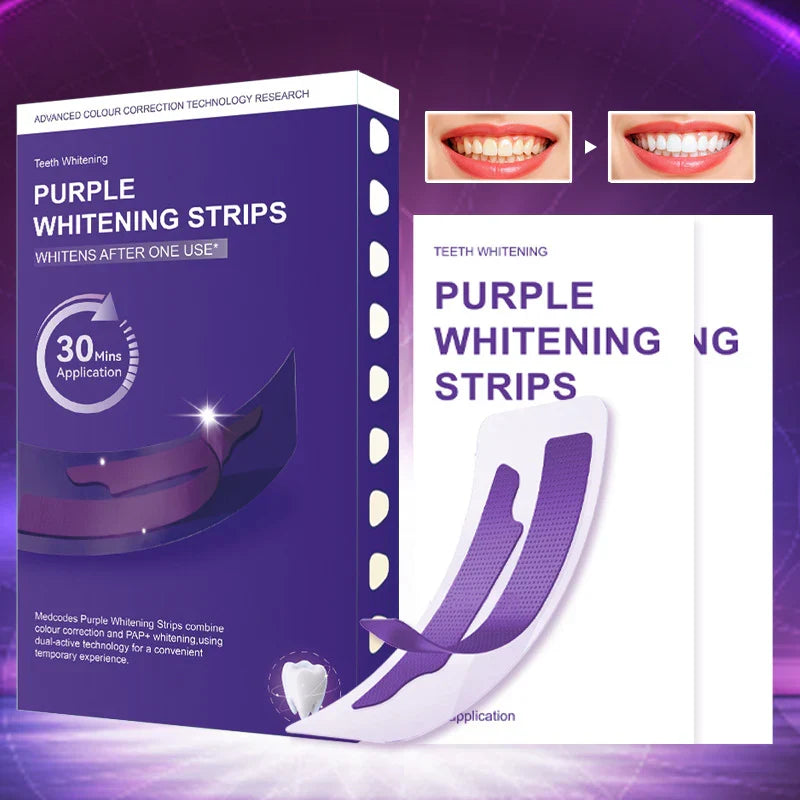 28 Purple whitening Stips