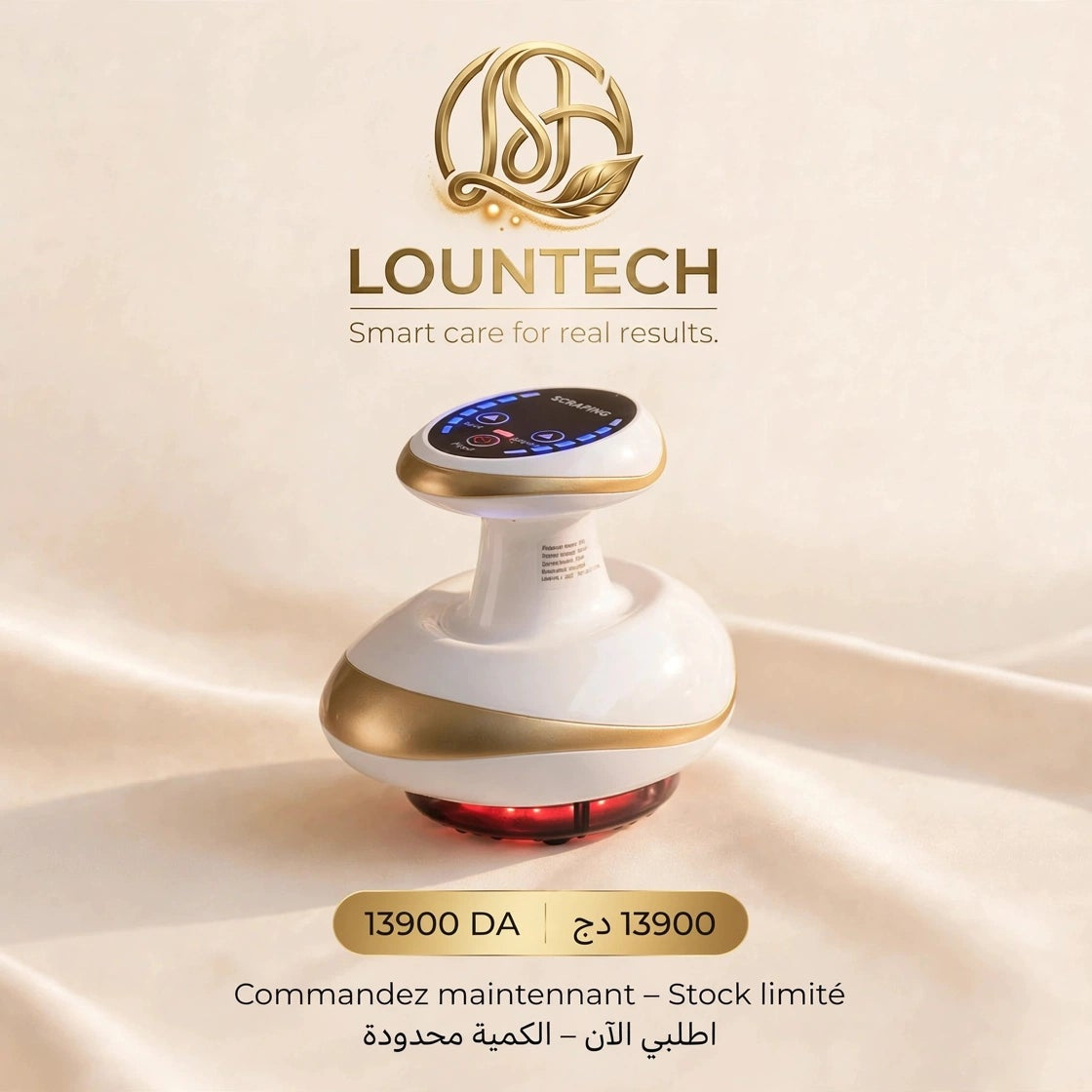 Appareil Massage Ventouse Lumière Rouge LOUNTECH